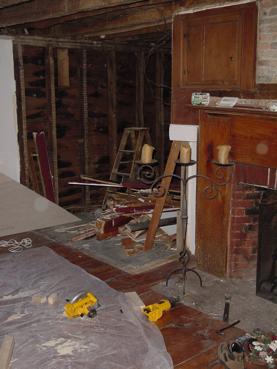 Old office door demo