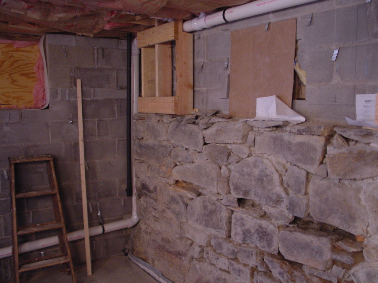 Stone re-work starting