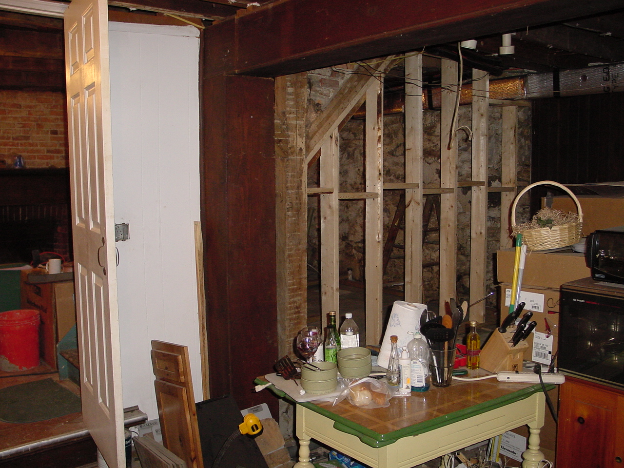 That was the kitchen for many weeks/months