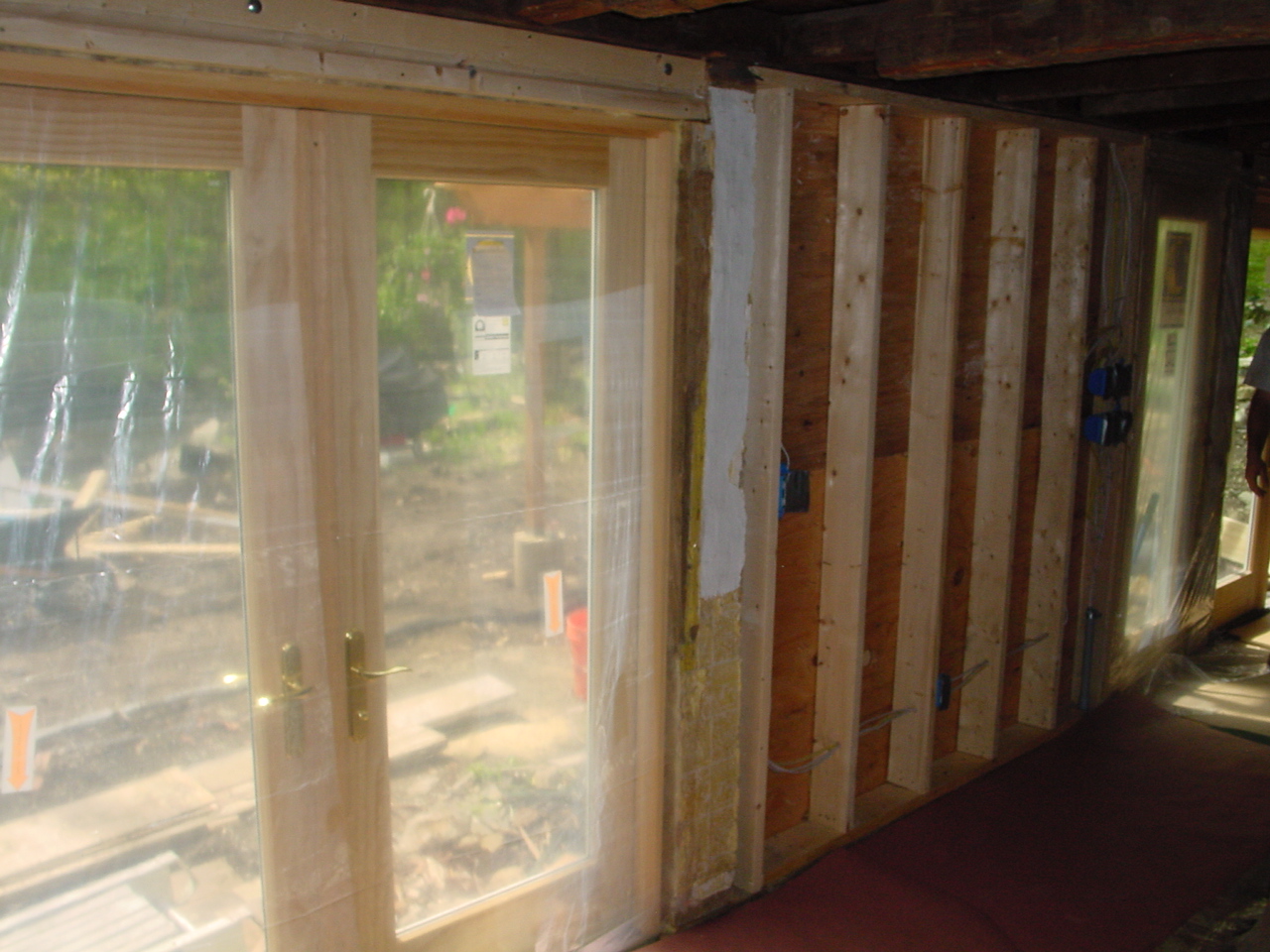 Getting ready for spray foam