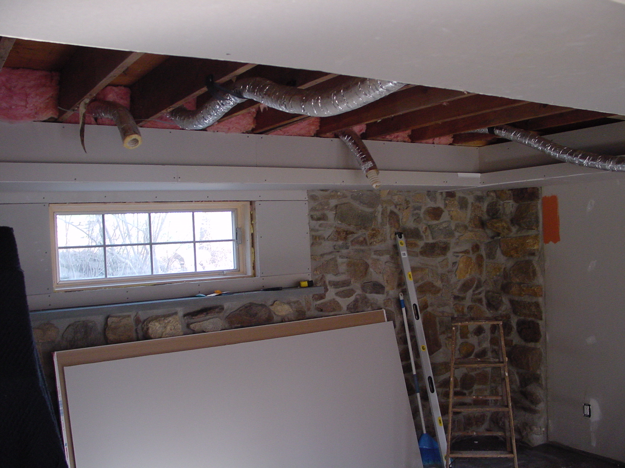 Family room cove work