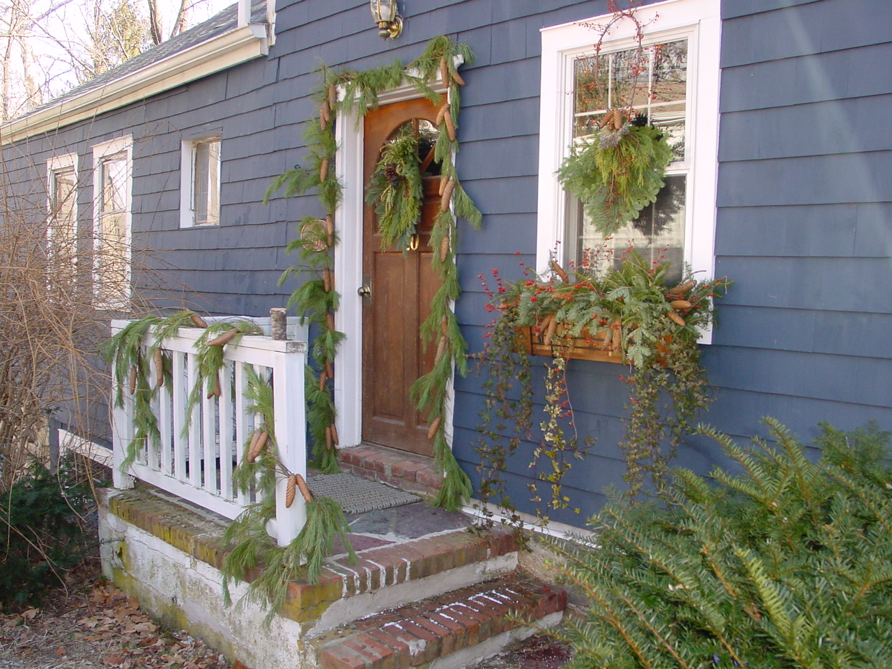 The front door, before it got moved