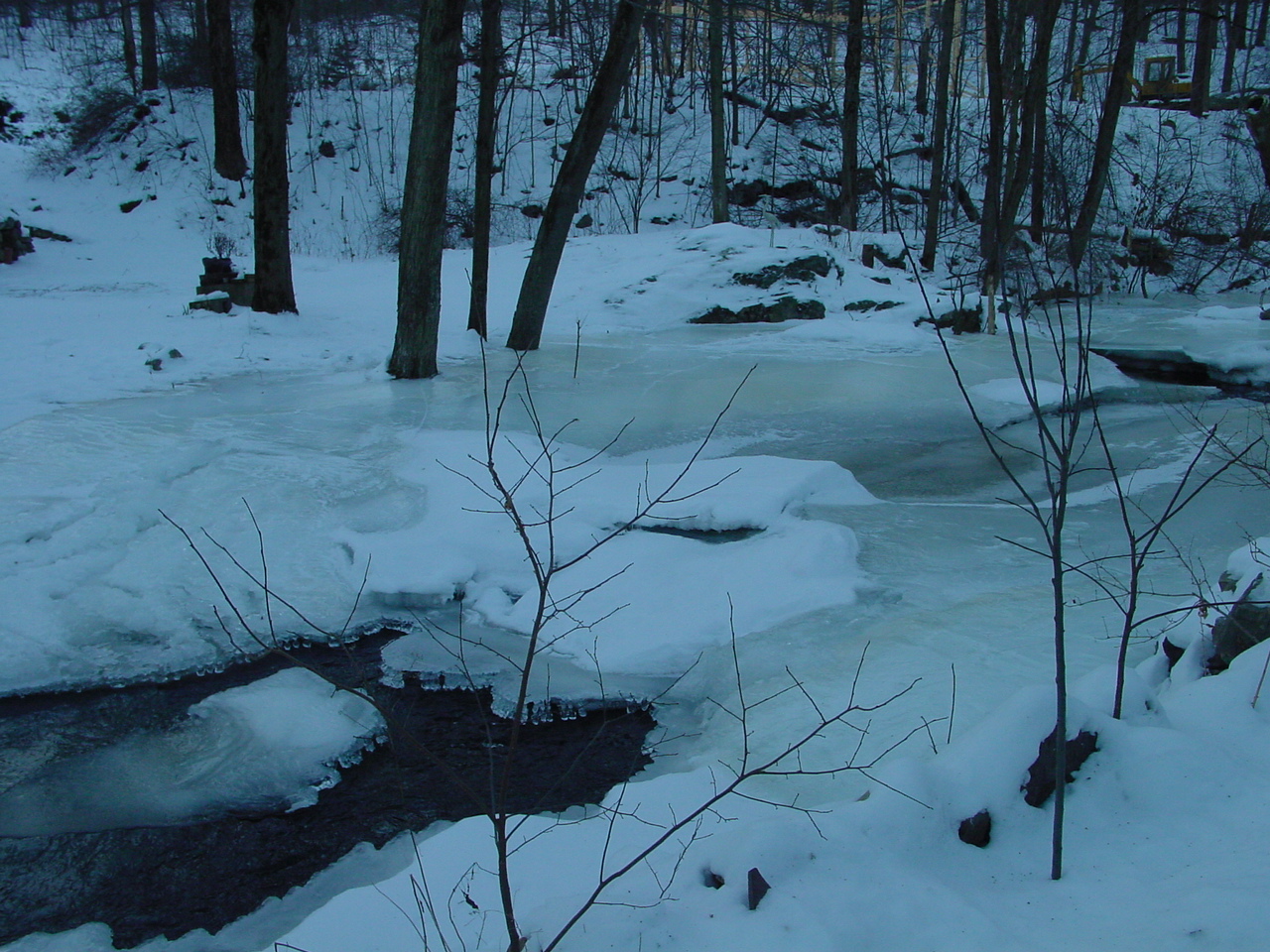 Frozen stream