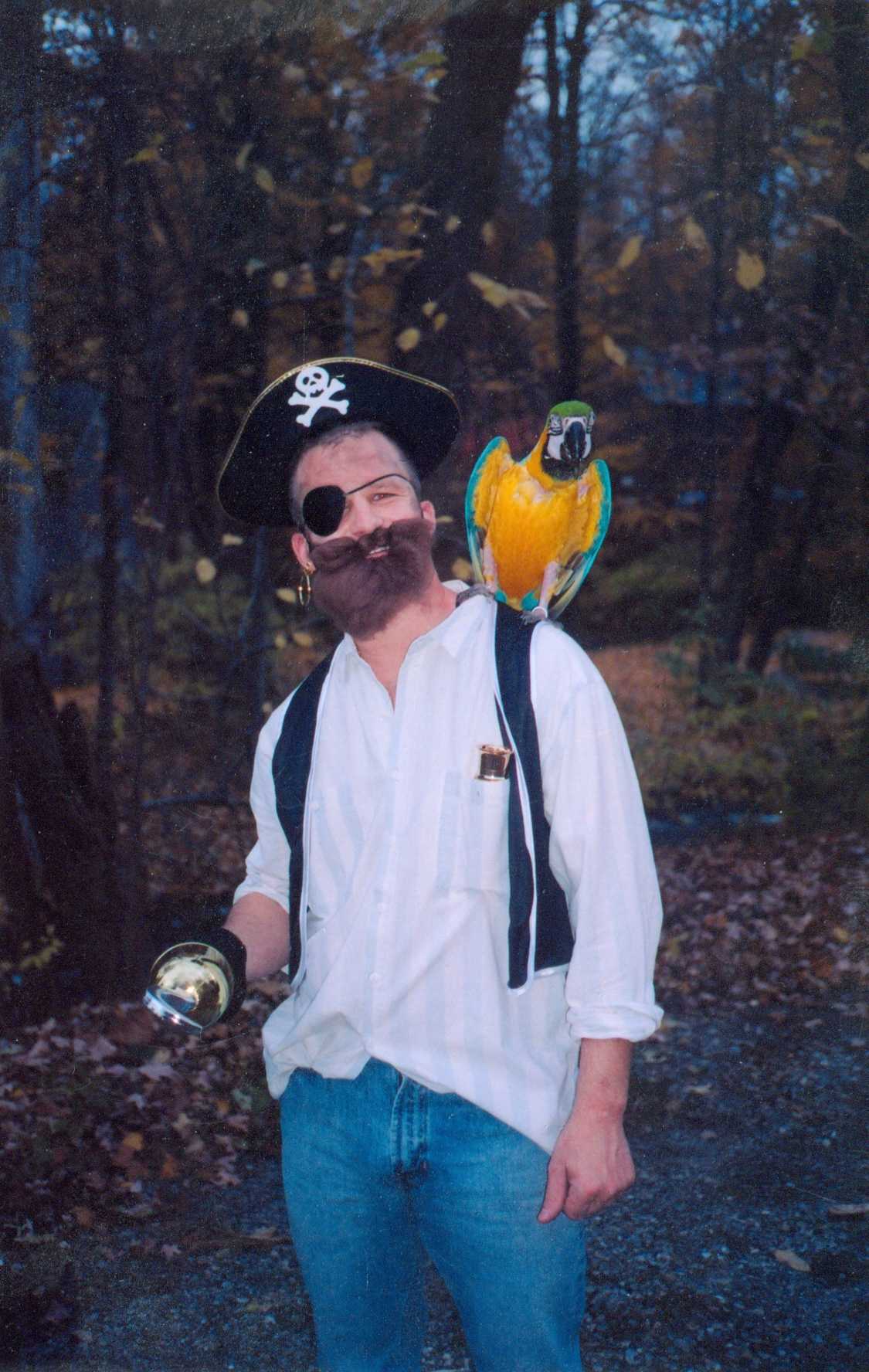 Todd and Newman prep for the trick or treaters