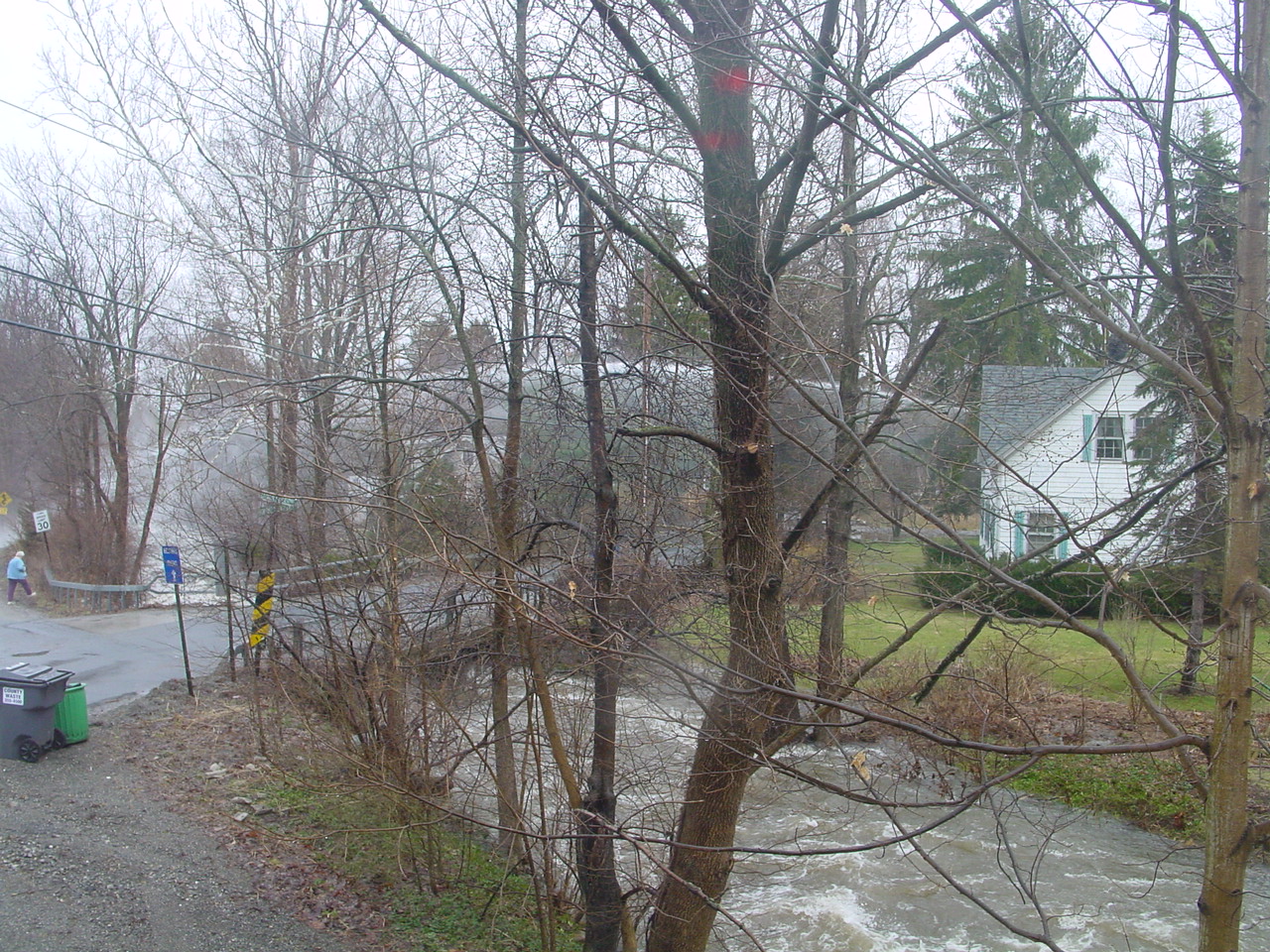 Spring melt and flooding