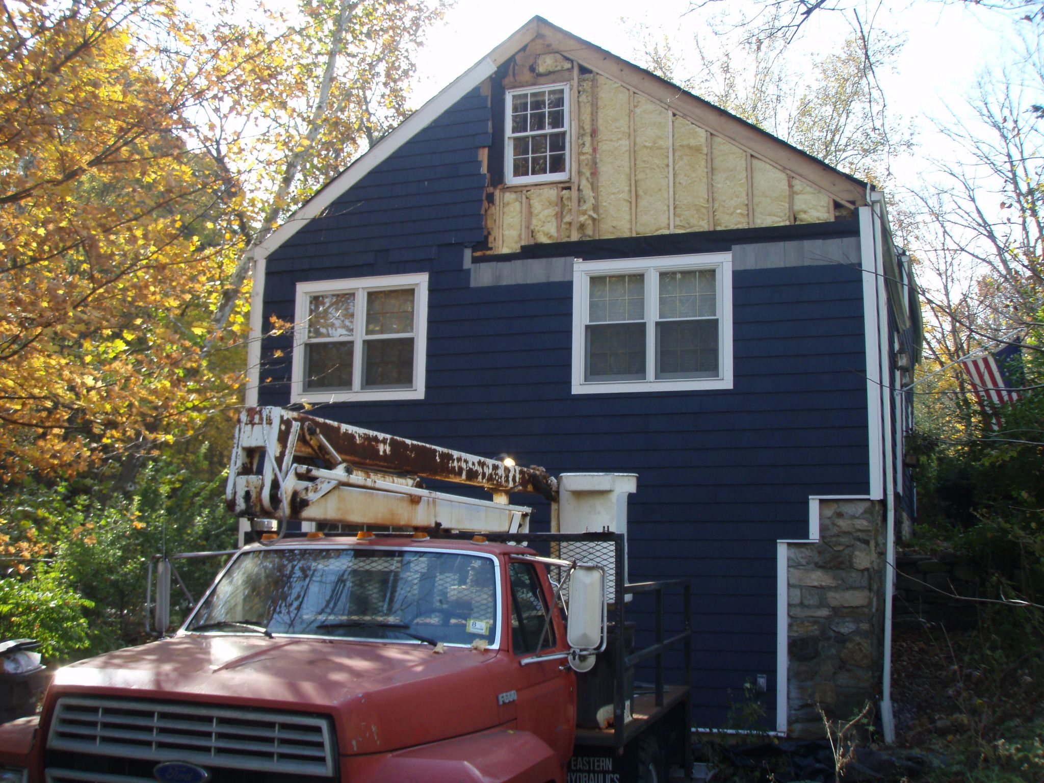 Re-plywood and shingle top